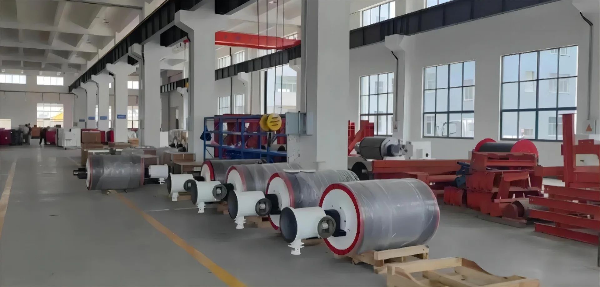 Permanent magnet direct drive drum motor workshop